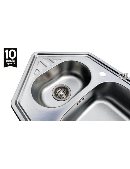 Мийка кутова Romzha Meduza 1.5C Textura - 5