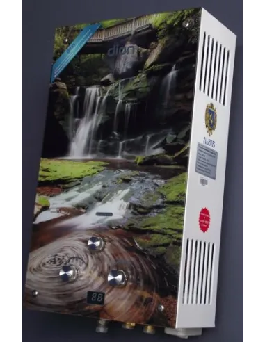 Колонка газовая Дион Фото-панель JSD 10 водопад, дымоходная - 2