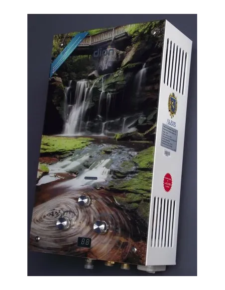 Колонка газовая Дион Фото-панель JSD 10 водопад, дымоходная - 2