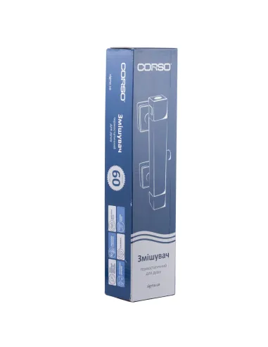 Смеситель для душа Corso Piave EG-2D187C диаметр картриджа 27мм, термостатический, латунь - 4