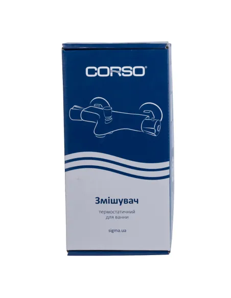 Змішувач для ванни Corso Piave EG-8C187C, діаметр картриджа 27мм, термостатичний, литий - 5