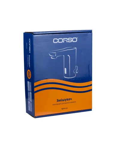 Смеситель для умывальника Corso Orta EE-8A116C, сенсорный, литой - 7