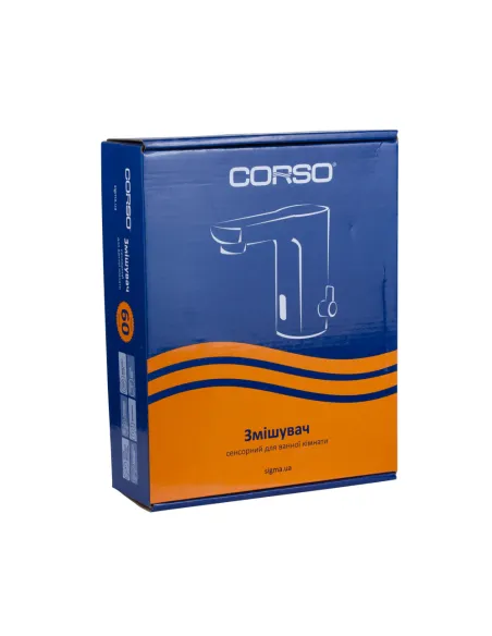 Смеситель для умывальника Corso Orta EE-8A116C, сенсорный, литой - 7