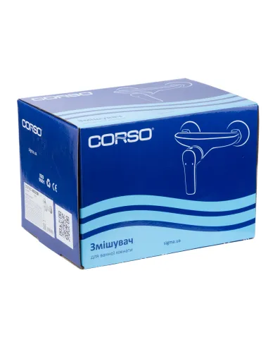 Змішувач для душу Corso Garda BC-1D121W, діаметр картриджа 35мм, латунь - 3