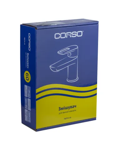 Смеситель для умывальника Corso Garda BC-2A121W, диаметр картриджа 35мм, литой, латунь - 4