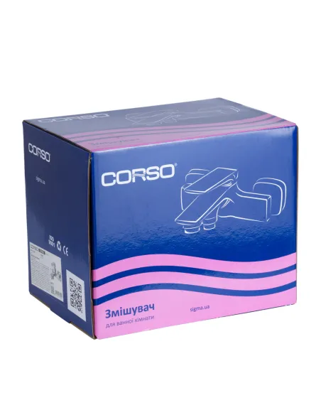 Змішувач для ванни Corso Como BF-1C129C, діаметр картриджа 35мм, литий, латунь - 3