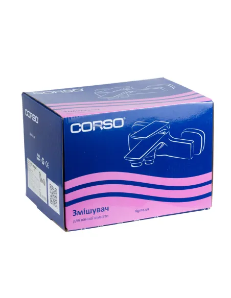 Змішувач для душу Corso Marmore DB-1D138C, латунь, хром - 6