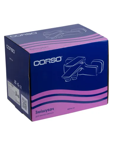 Змішувач для ванни Corso Serio DC-1C146C, латунь, хром - 3