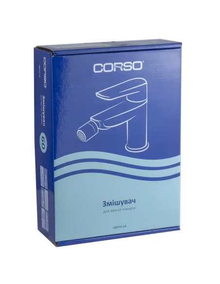 Смеситель для биде Corso Serio DC-1F146C, латунь, хром - 5