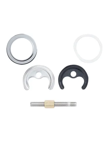 Смеситель для умывальника Corso Liri DF-2A140C, латунь, хром - 4