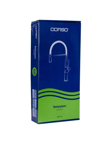 Смеситель для кухни Corso Maggiore BE-4B122C, J-излив, латунь, хром - 5