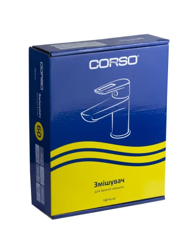 Смеситель для умывальника Corso Bolsena CB-2A137C, латунь, хром - 5