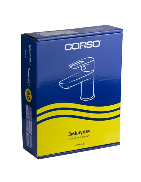 Смеситель для умывальника Corso Bolsena CB-2A137C, латунь, хром - 5