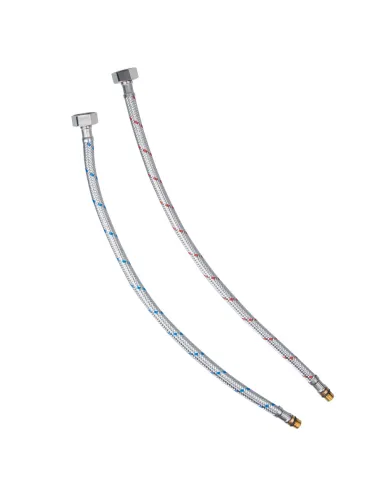 Змішувач для кухні Corso Adda EB-4B520C, латунь, хром, вилив силіконовий чорний - 3