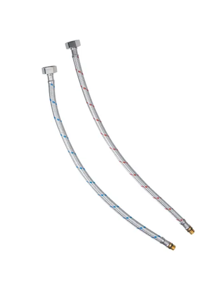 Змішувач для кухні Corso Adda EB-4B520C, латунь, хром, вилив силіконовий чорний - 3