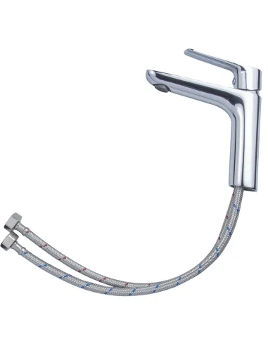 Смеситель для умывальника Corso Lugano CH-2A147C, латунь, хром - 3