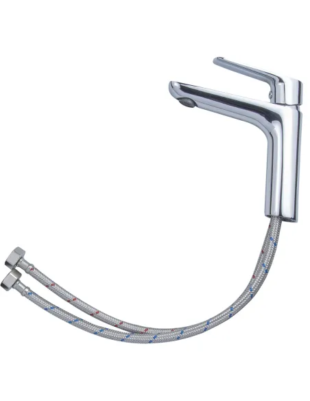 Смеситель для умывальника Corso Lugano CH-2A147C, латунь, хром - 3