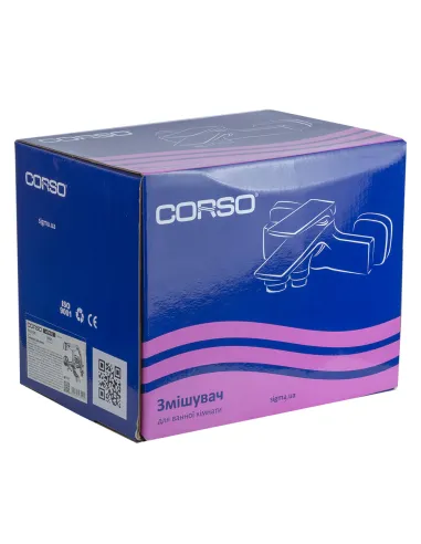 Змішувач для ванни Corso Arno FE-2C152C латунь, хром - 7