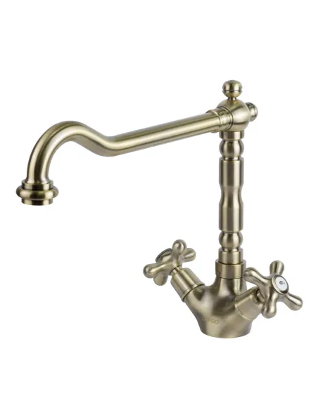 Змішувач для кухні Corso Brenta FE-5B252K, Г-вилив, латунь, бронза - 1 Змішувач для кухні Corso Brenta FE-5B252K, Г-вилив, латунь, бронза - 1