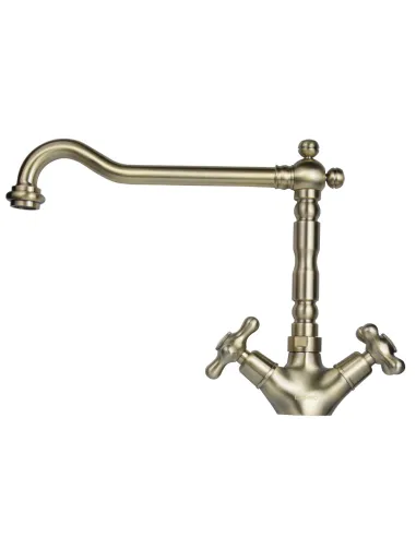 Змішувач для кухні Corso Brenta FE-5B252K, Г-вилив, латунь, бронза - 3