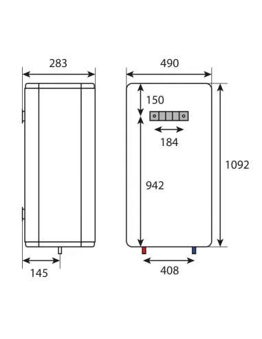 Бойлер с мокрым ТЭНом Atlantic Vertigo Basic 80 ES-VM0652F220F-B 2 кВт 65 л - 5