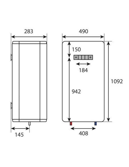 Бойлер с мокрым ТЭНом Atlantic Vertigo Basic 80 ES-VM0652F220F-B 2 кВт 65 л - 5