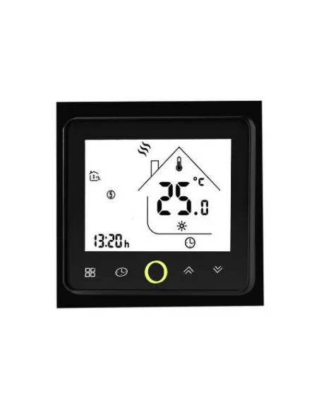 Терморегулятор для теплої підлоги In-Therm PWT 002 Bl, програмований, з датчиком температури - 1