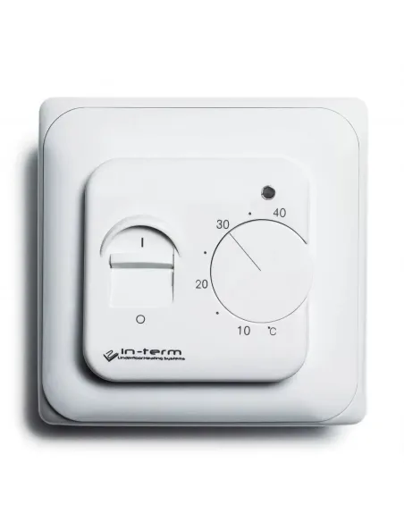 Терморегулятор для теплої підлоги In-Therm RTC 70.26, механічний, білий - 1