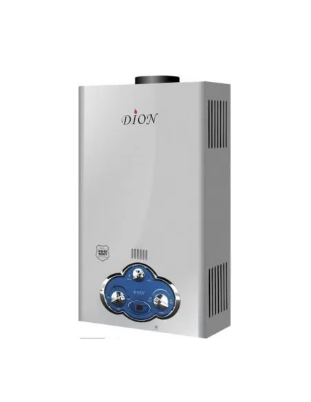 Колонка газова Діон JSD 10 біла, дисплей синій, димохідна - 1