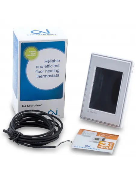 Терморегулятор для теплої підлоги Oj Electronics OCD6-1999, програмований, з датчиком температури - 2