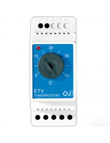 Терморегулятор для теплого пола Oj Electronics ETV-1991, на DIN-рейку - 1