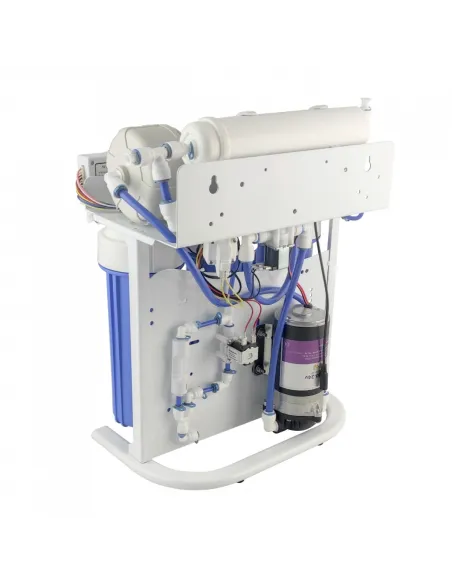 Фильтр обратного осмоса Raifil 400G Blue controller, высокопроизводительный, 5 ступеней очистки, с помпой, манометром и контрол 