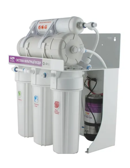 Фильтр обратного осмоса Raifil 500G 3/8, высокопроизводительный, 5 ступеней очистки, с помпой - 3