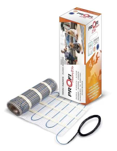 Нагревательный мат Profi Therm Eko Mat 80/3.5 Вт/кв.м, комплект, под плитку - 1 Нагревательный мат Profi Therm Eko Mat 80/3.5 Вт/кв.м, комплект, под плитку - 1
