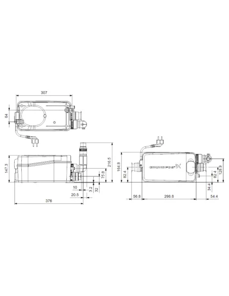 Канализационная установка Grundfos Sololift2 D-2 сололифт - 2