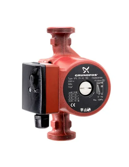 Циркуляционный насос Grundfos UPS 25-40 180 с гайками - 1