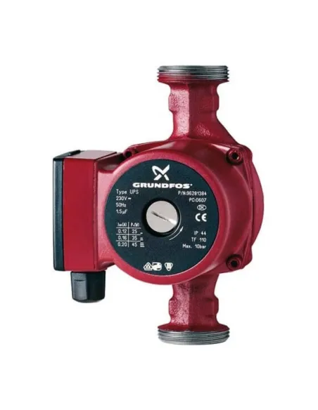 Циркуляційний насос Grundfos UPS25-70 180 з гайками - 1