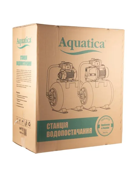 Насосна станція Aquatica 775092/24 0.75 кВт, Напір 48 метрів, 24л - 8