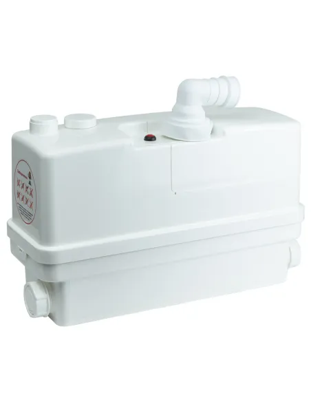 Каналізаційна установка Leo 776914 3.0 0.6 кВт, Натиск 8.5 метрів, 3 входи + фронтальний вхід 90мм - 1