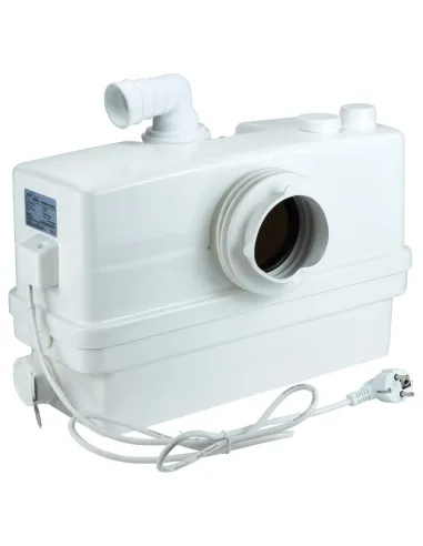 Каналізаційна установка Leo 776914 3.0 0.6 кВт, Натиск 8.5 метрів, 3 входи + фронтальний вхід 90мм - 5