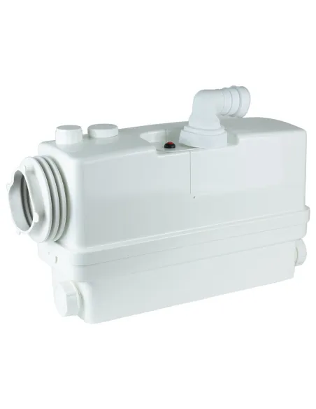 Каналізаційна установка Leo 776916 3.0 0.6 кВт, Натиск 8.5 метрів, 3 входи + бічний вхід 90мм - 1