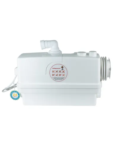 Каналізаційна установка Leo 776916 3.0 0.6 кВт, Натиск 8.5 метрів, 3 входи + бічний вхід 90мм - 6