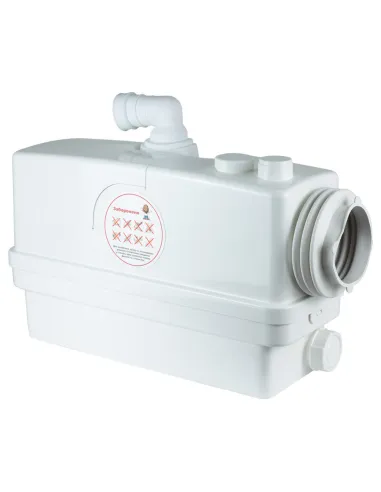 Каналізаційна установка Leo 776916 3.0 0.6 кВт, Натиск 8.5 метрів, 3 входи + бічний вхід 90мм - 7