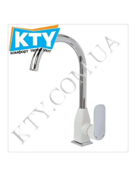 Смеситель для кухни Venezia Kapadokya 5010902-07 (белый) - 1
