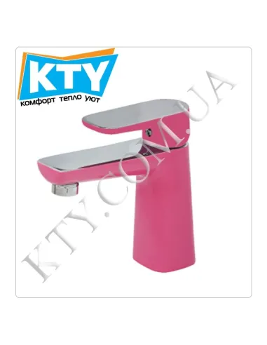 Змішувач для умивальника Venezia Kapadokya 5010904-09 (рожевий) - 1