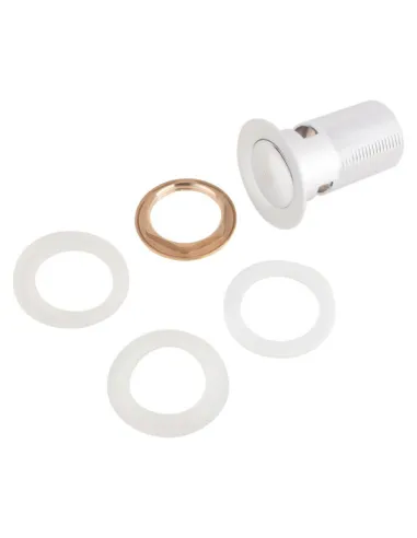 Донний клапан для раковини Lidz CRM 47 00 004 00 з переливом - 3