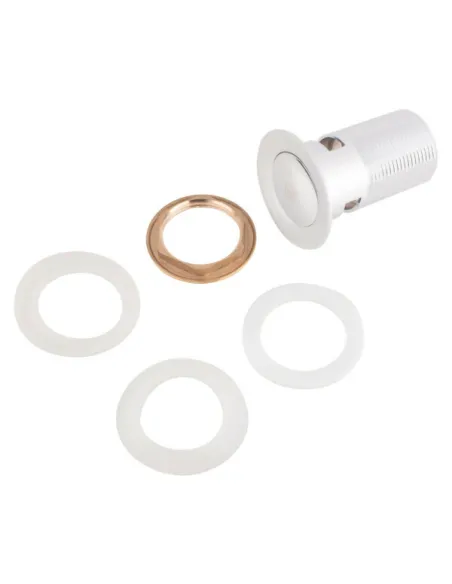 Донний клапан для раковини Lidz CRM 47 00 004 00 з переливом - 3