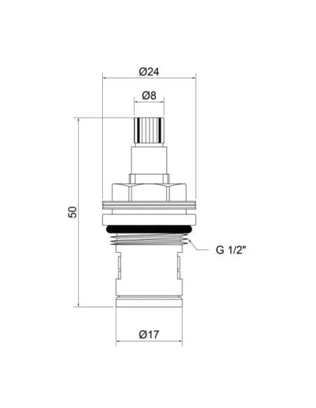 Кран-букс Lidz CRM 53 01 000 00 1/2 - 2