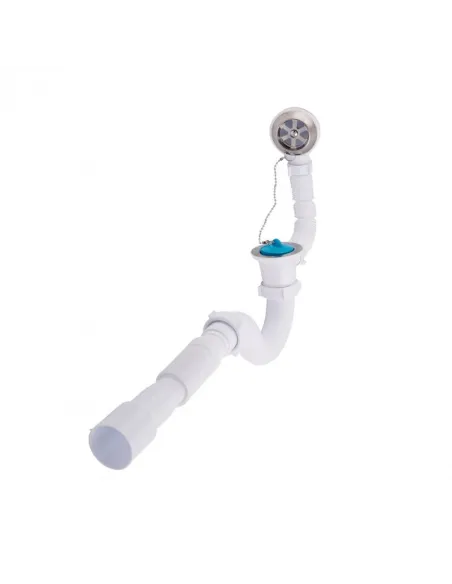 Сифон для ванни Lidz WHI 60 03 V001 00 прямоточный, выход 50 мм - 1