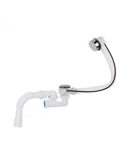 Сифон для ванни Lidz WHI 60 03 V002 01 с ревизией, выход 50 мм - 1